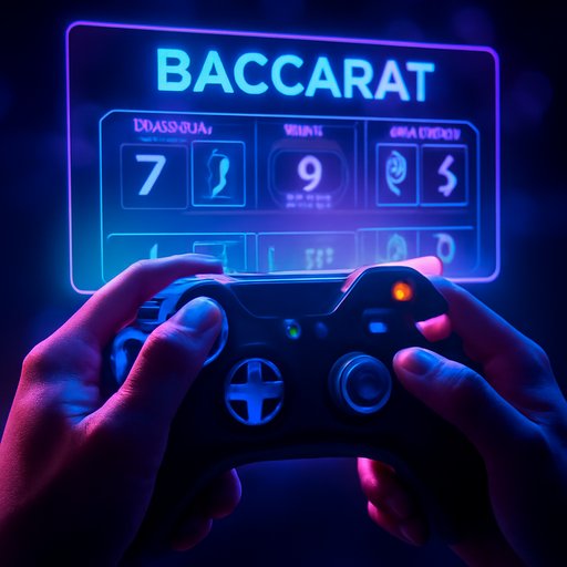 ak77 mobile baccarat session with bright interface